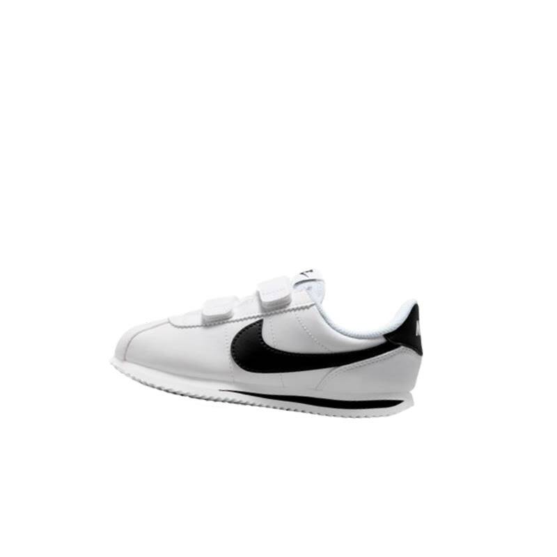 사용안함_나이키 초등학생 운동화 코르테즈 벨크로 흰검 패션화 주니어 키즈 정품 찍찍이 53,000원