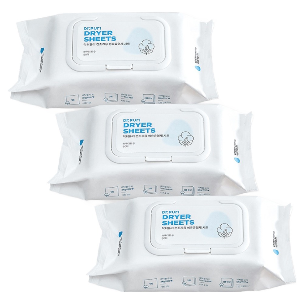닥터퓨리 건조기 섬유유연제 시트 파우더향 본품 18,620원
