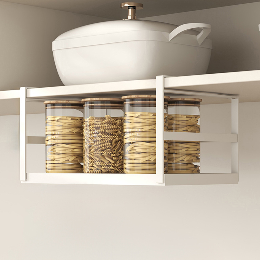 21세기트랜드 슬라칸 무타공 주방 선반 걸이 상부장 길이조절 정리 선반 랙 고정형 15,600원