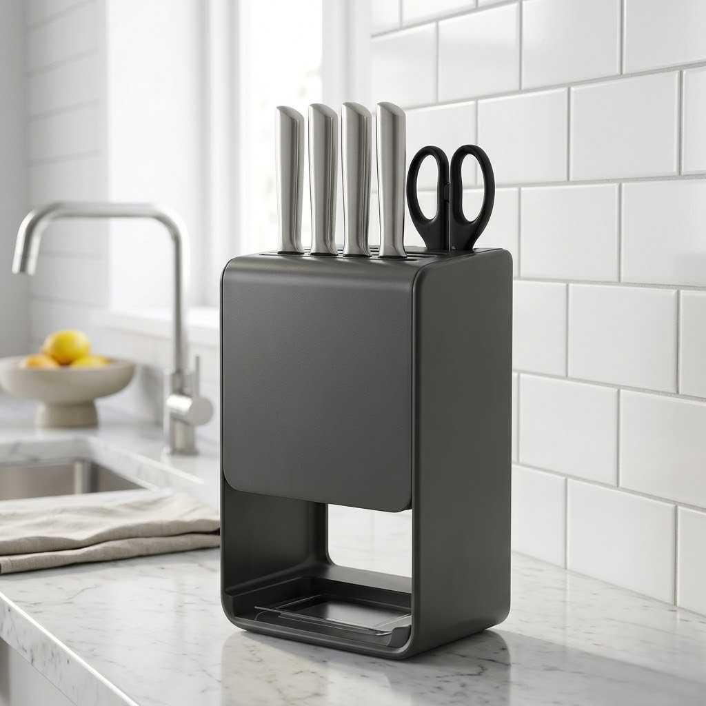 88MARKET 싱크대 칼꽂이 물빠짐 스텐드 벽걸이겸용 거치대 12,900원