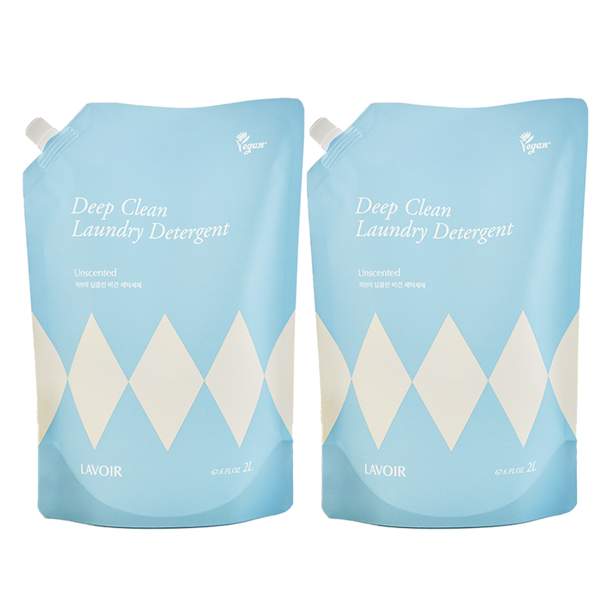 [비건라이프] 라브아 딥클린 비건 세탁세제 리필, 2L, 2개 31,500원