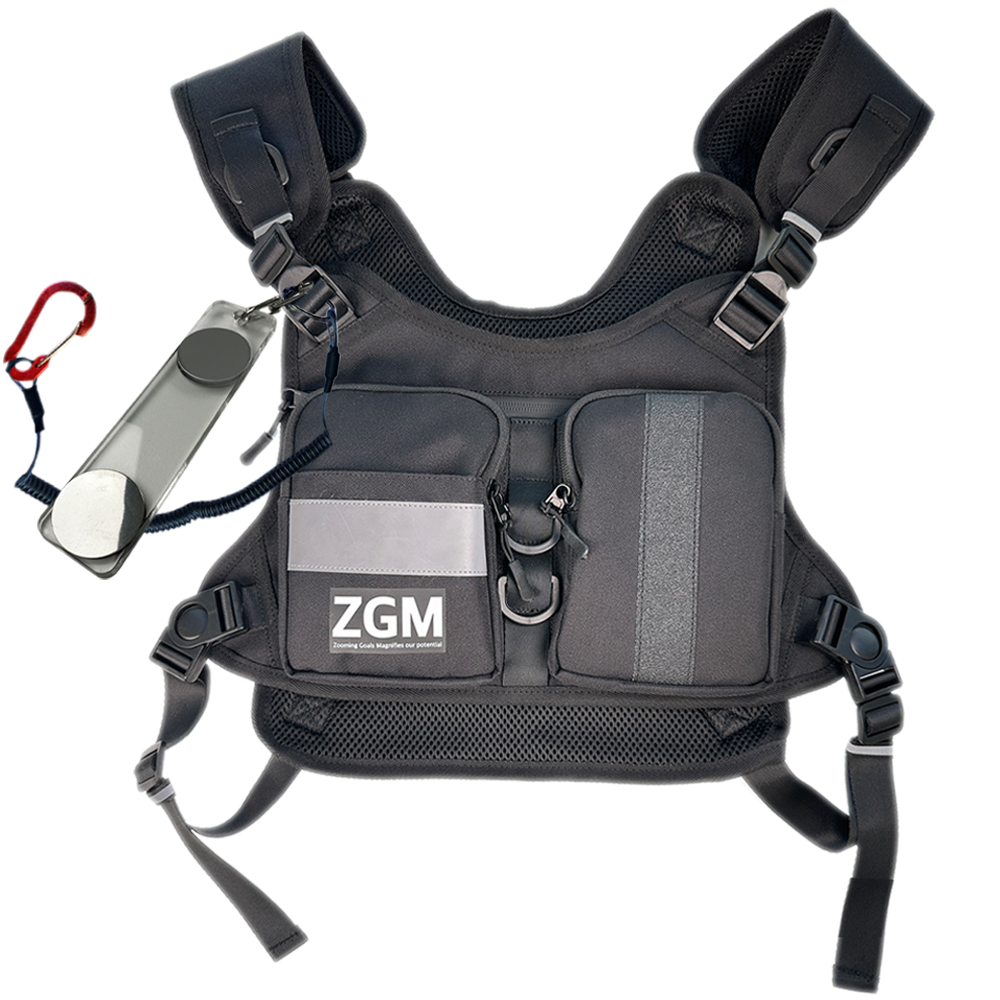 제트지엠 오토바이 배달 자석 조끼, 블랙 39,500원