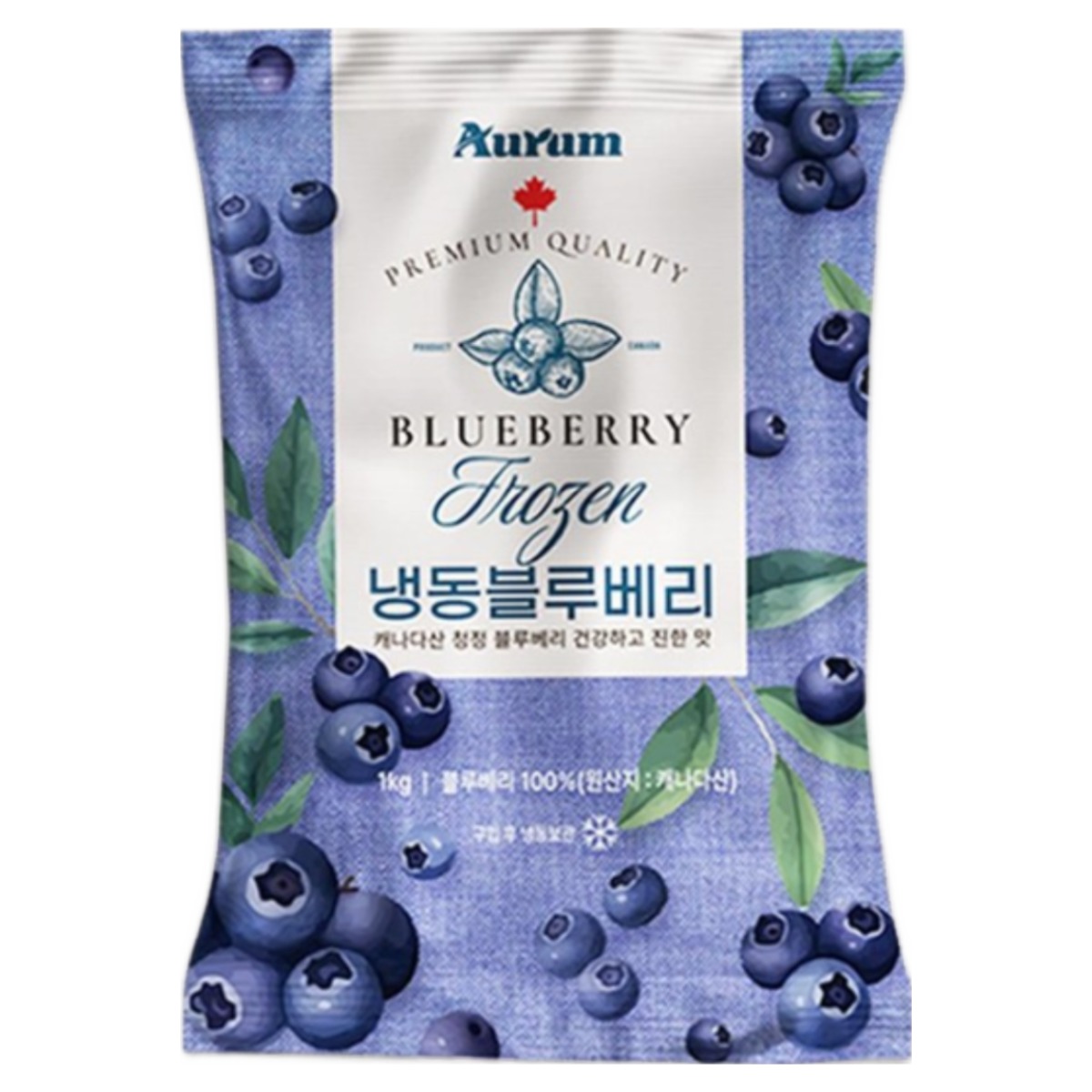 아우름 냉동블루베리 캐나다산 1kg, 4개, 냉동 블루베리 38,160원