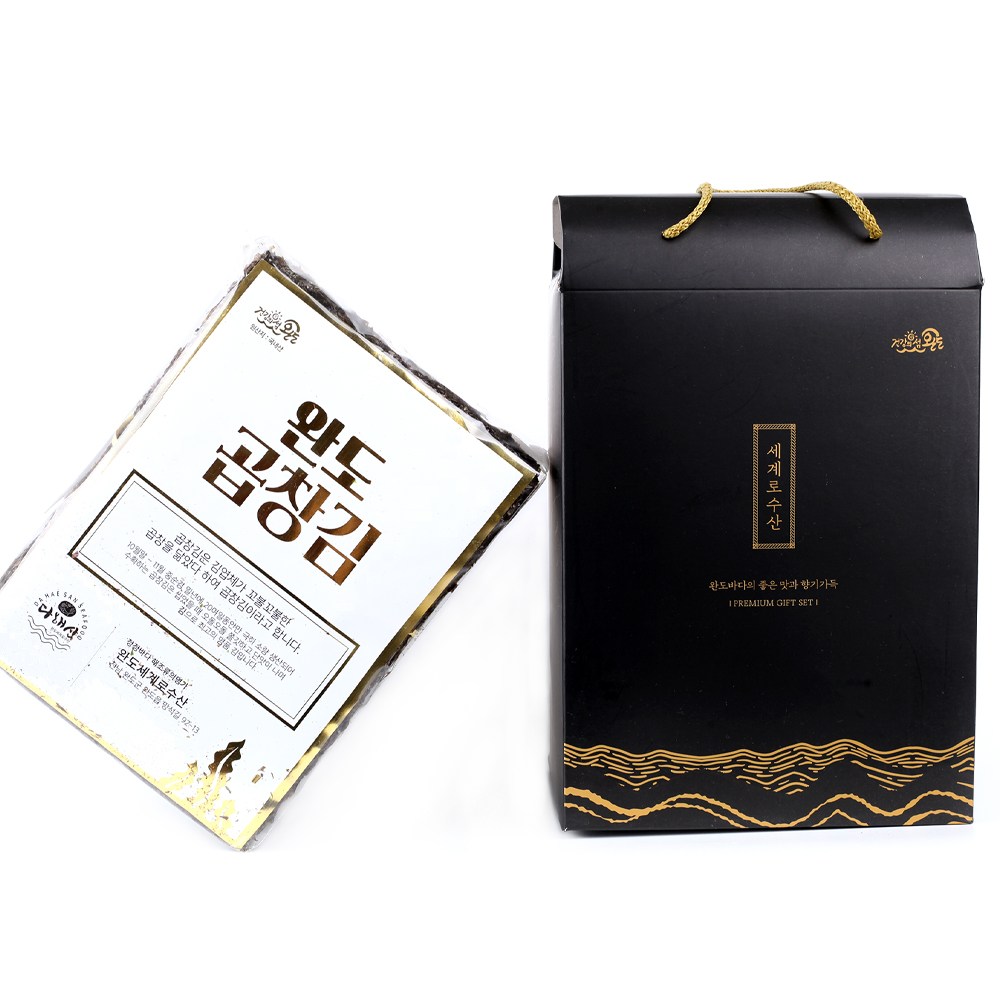 25년 햇 완도 곱창김 선물세트 100장(골드라벨) 43,000원