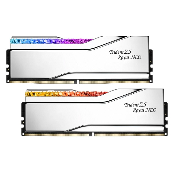[G.SKILL] DDR5 PC5-51200 CL30 TRIDENT Z5 ROYAL NEO 실버 [32GB (16GB*2)] (6400) 999,000원