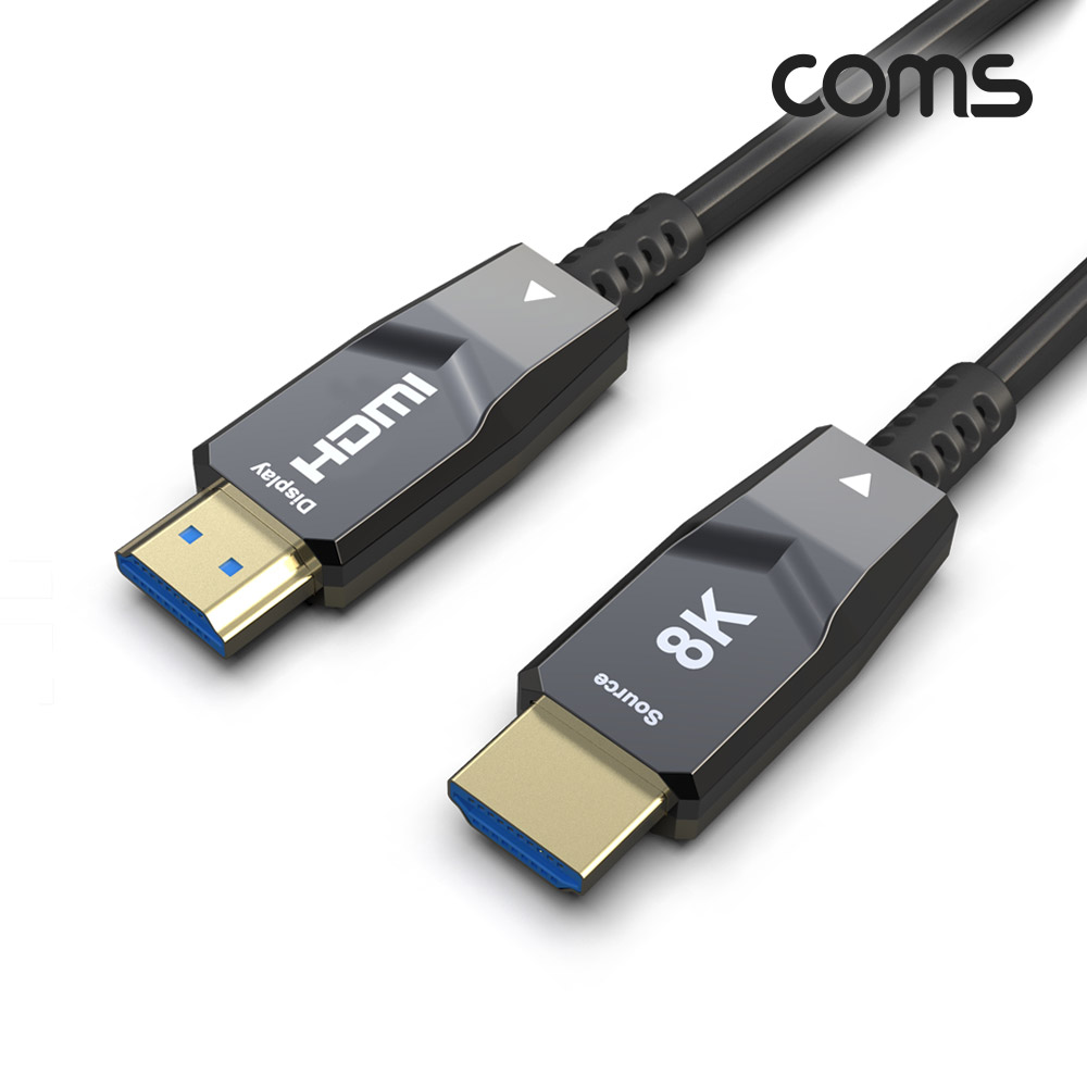 Coms CB188 HDMI 2.1 AOC 리피터 광케이블 30M 8K60Hz 4K120Hz 58,000원
