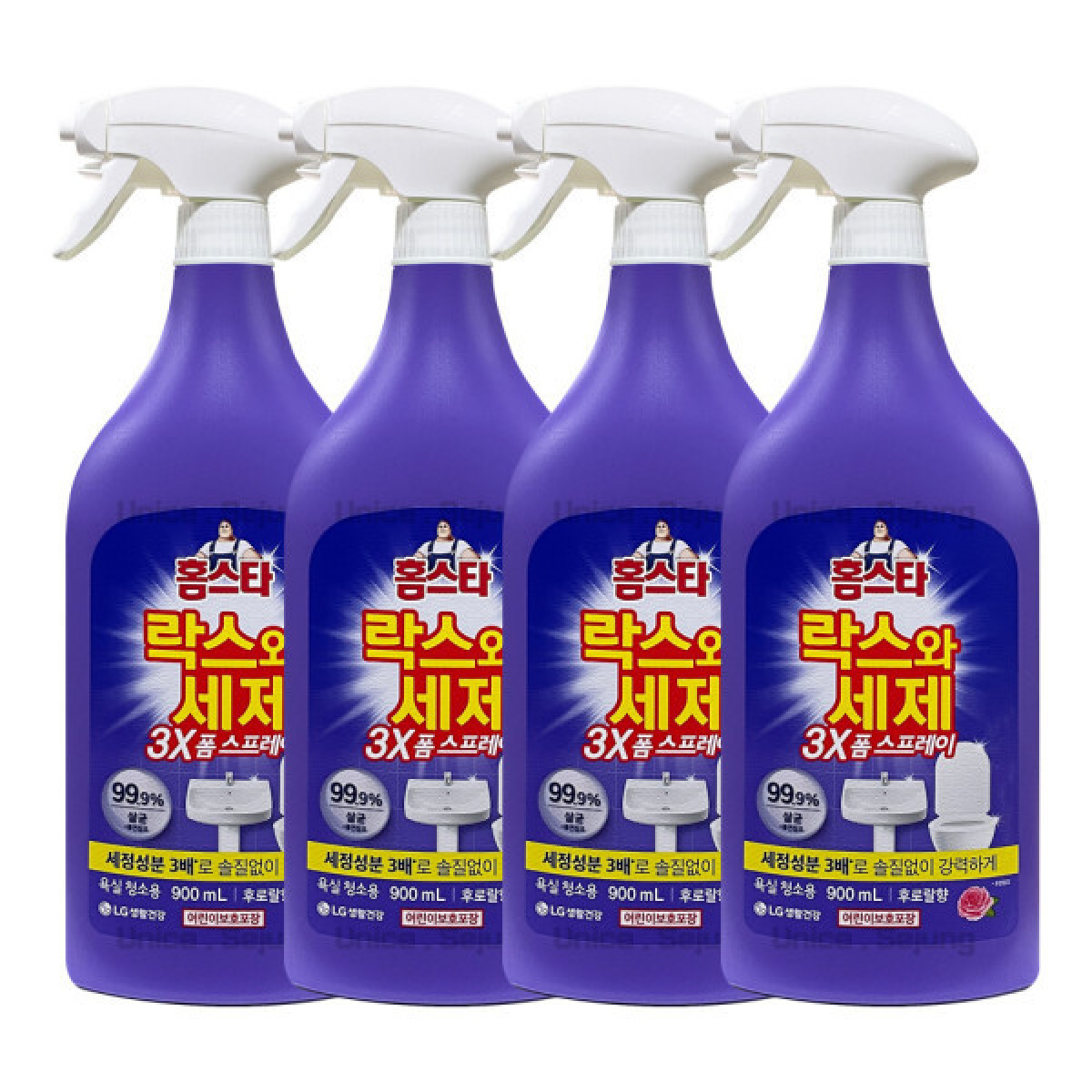 엘지생활건강 홈스타 락스와세제 3X 폼스프레이 후로랄향 / 욕실청소 세정제 32,300원