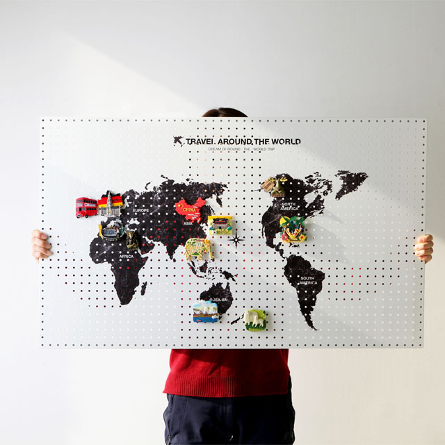 타공판닷컴 세계지도 액자 타공판 1번 1000 x 600 mm 64,500원