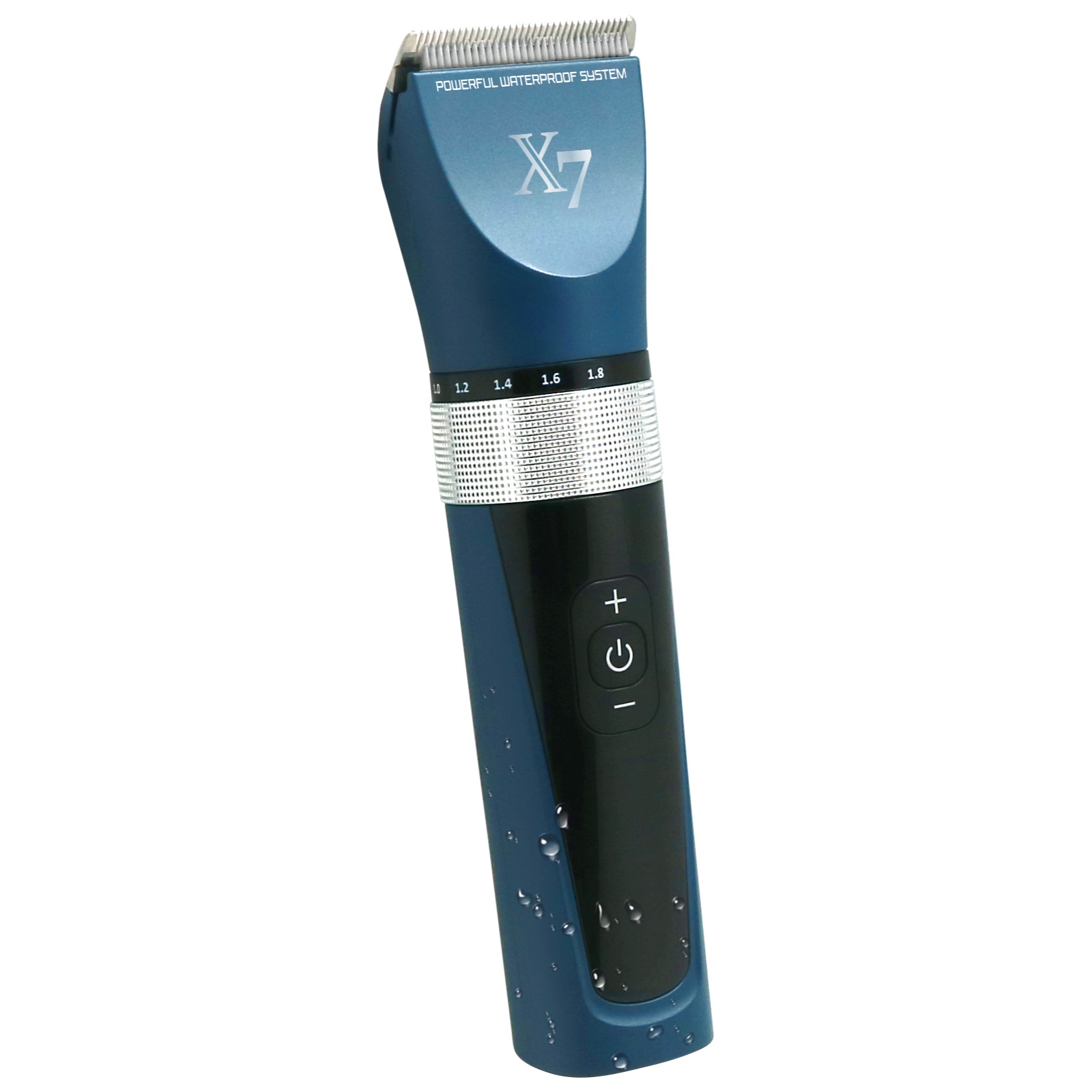 리케이 반려동물 X7 방수 이발기, 딥블루, 1개 95,000원