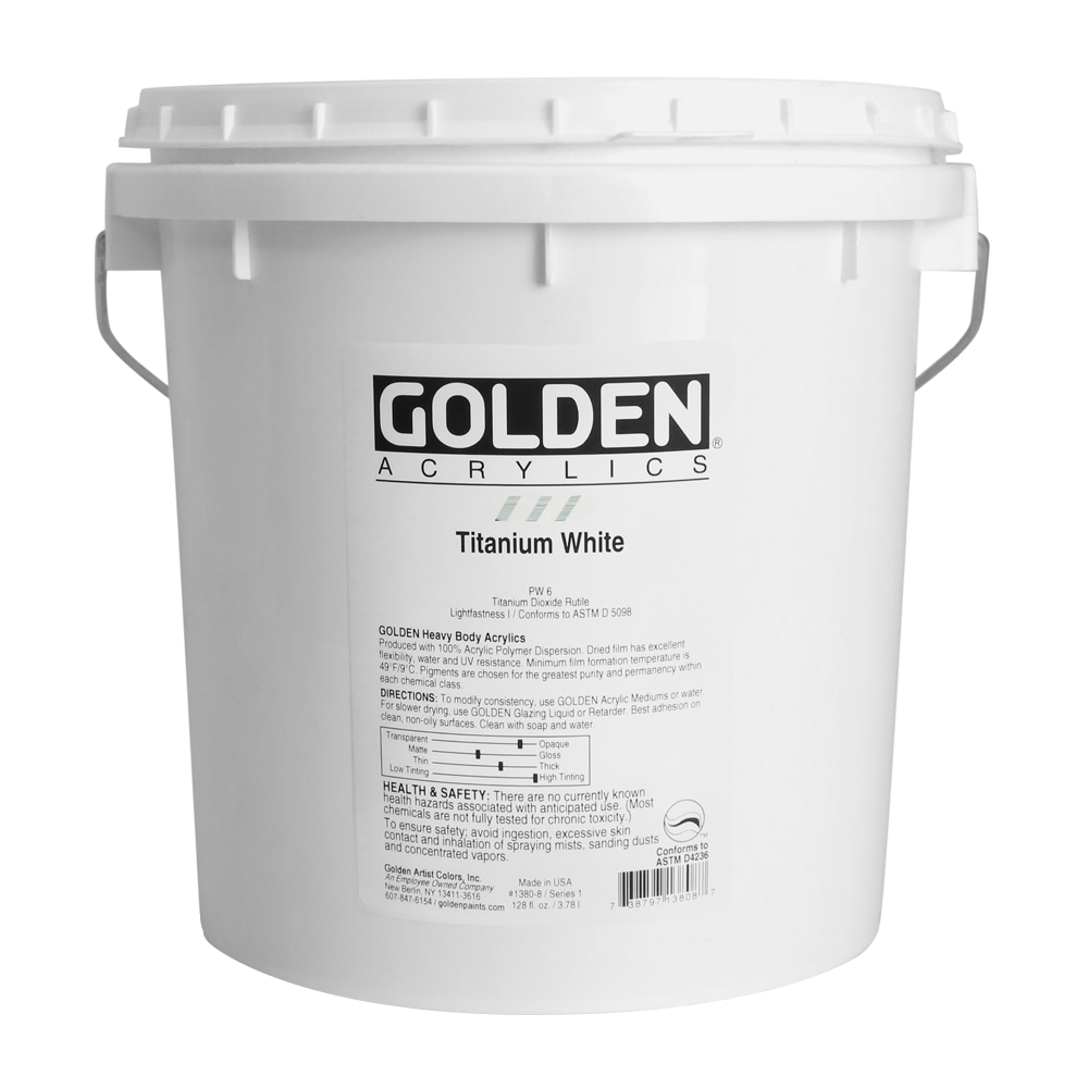 골덴 아크릴물감 티타늄 화이트 3.78리터 / GGG1380 226,200원