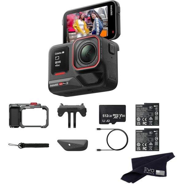 헬멧캠 대시 거치대 인스타360 에이스 프로 2 듀얼 배터리 익스플로러 번들 128GB 카드 포함 - 8K 방수 액션 카메라 라이카와 공동 개발 플래그십 11 3인치 센서 8K 1,282,100원