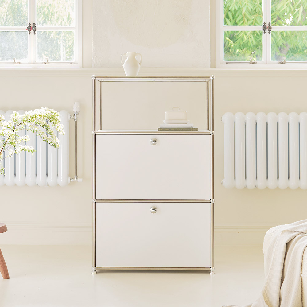 포스트모던 발렌 미드센츄리 2도어 모듈 수납장 630 3단 269,900원