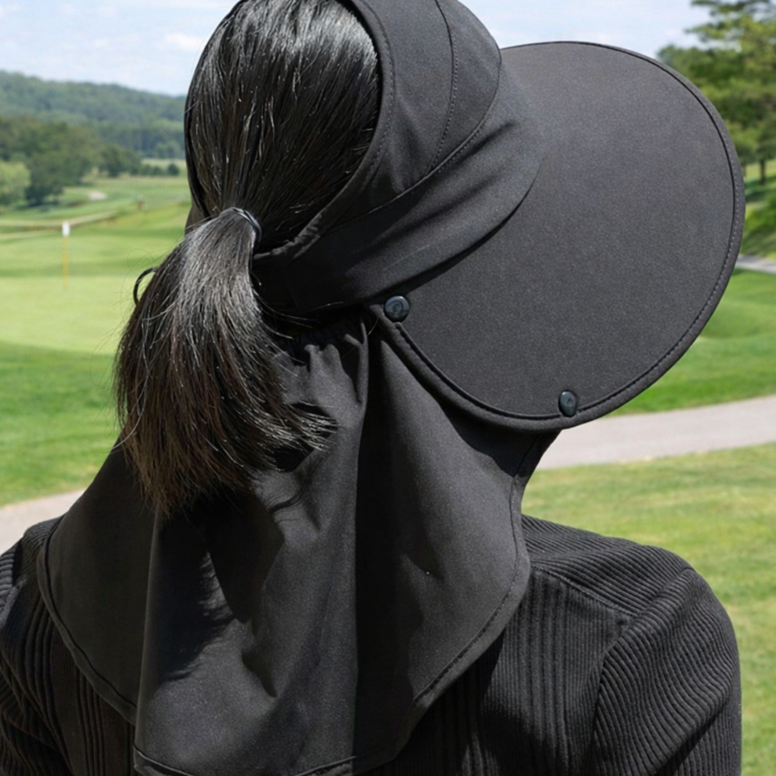 루루엔픽 챙넓은 와이드 버킷햇 자외선차단 모자 14,900원