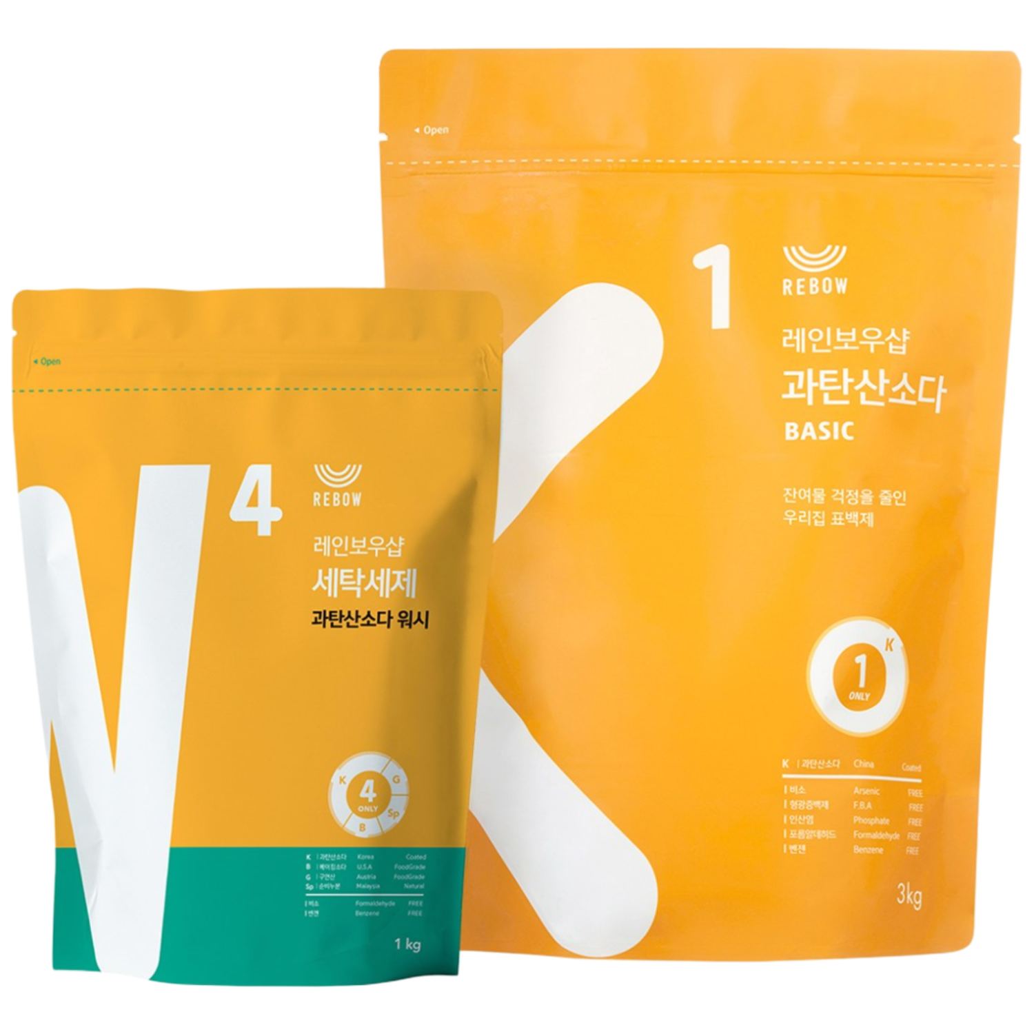 레인보우샵 올인원 표백 세탁세제 세트 13,900원