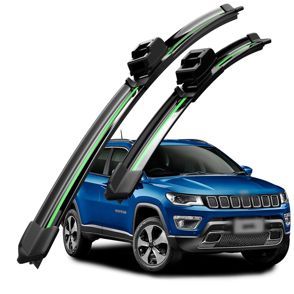 호환 지프 컴패스/올뉴 컴패스(MP)2016-2025 와이퍼 초발수 저소음 자국 없음 호환용 전면 와이퍼 블레이드 2종 세트, 컴패스/올뉴 컴패스(MP)2016-2025 28,600원