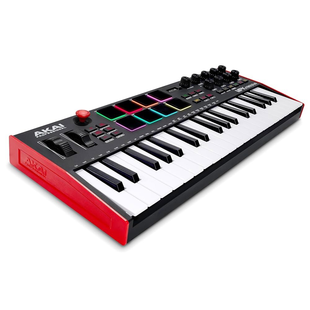Akai Professional MPK Mini Plus - 37개의 미니 키, 8개의 MPC 패드, 시퀀서, MIDI/CV/게이트 I/O, 음악 제작 소프트웨어 및 네이티브 악기, Standard 317,490원