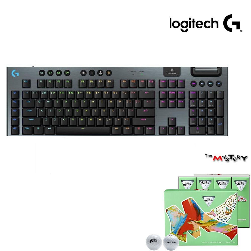 로지텍코리아 (정품) 로지텍G G915 X LIGHTSPEED 무선 게이밍 키보드 풀키 풀배열 (골프공 12구 포함) 298,000원
