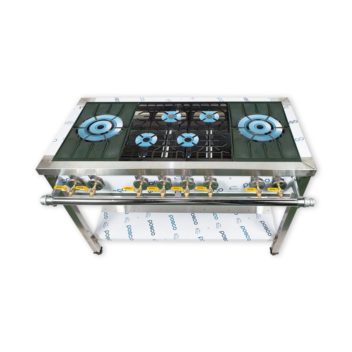 오즈테크 업소용 가스렌지 원형+일반상판 1200렌지 22-14화구 2세대 세라믹 간택기, LPG, 높은/0.8t 683,600원