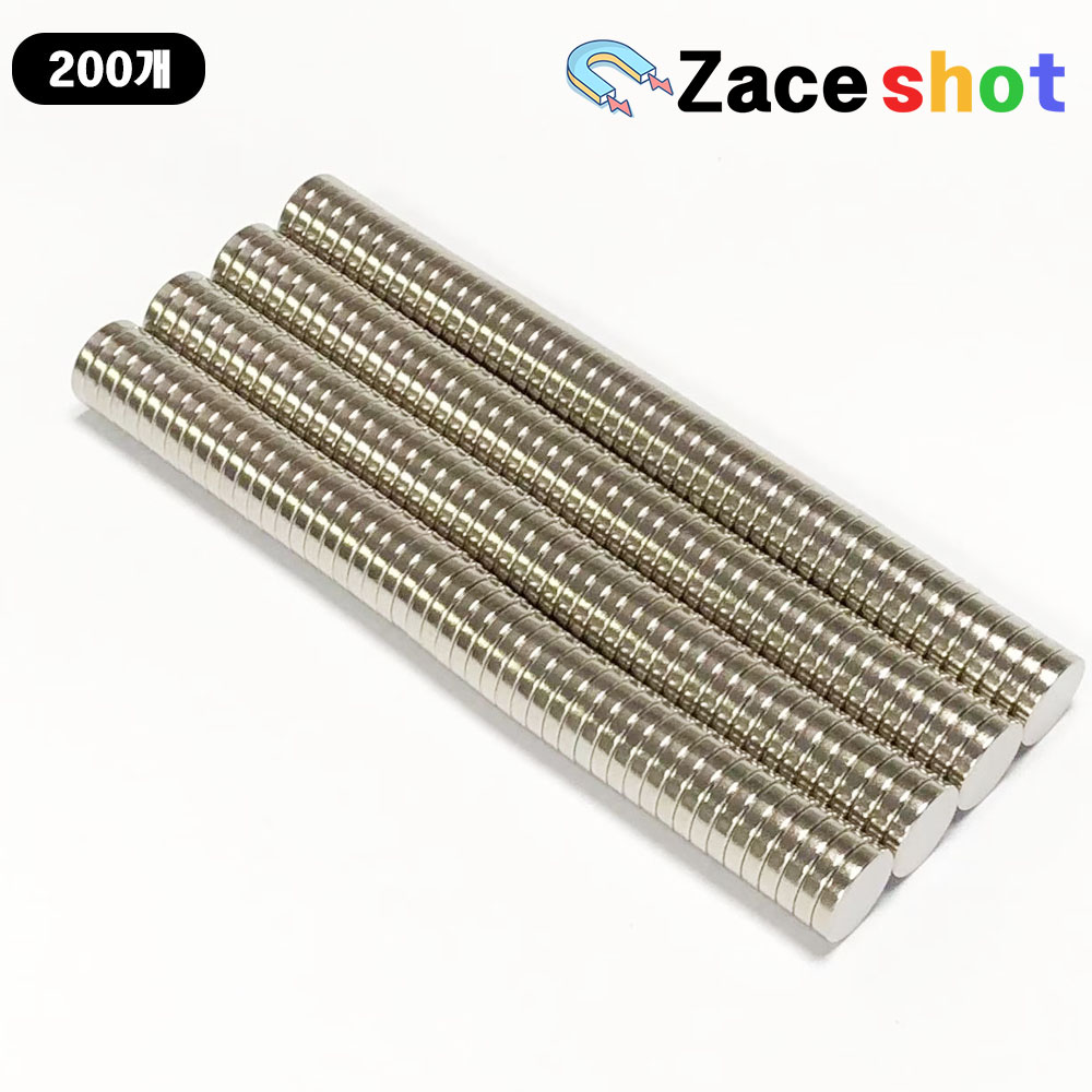 ND 지름 10mm x 두께 2mm 네오디움 원형자석 [제이스샷] 29,400원