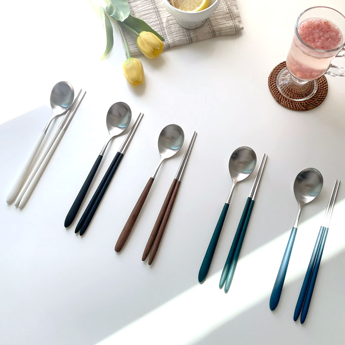 소코데코 골든벨 메이플우드 백화점 수저세트 커트러리, 02.화이트 24,200원