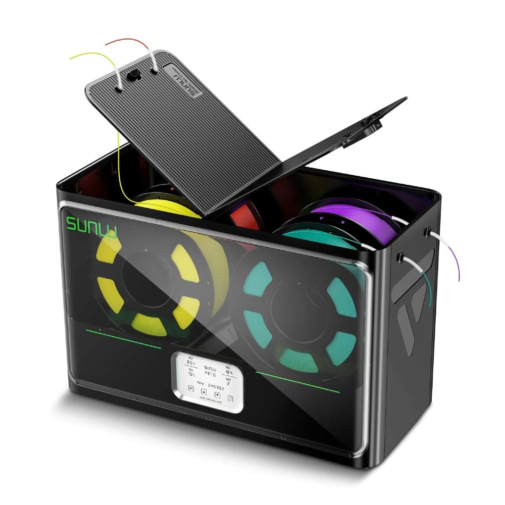 SNLU S4 필라멘트 건조기 공식 3D 프린터 4 스풀 3KG 350W PTC 히터 70 최대 온도 Sunlu 박스 204,800원