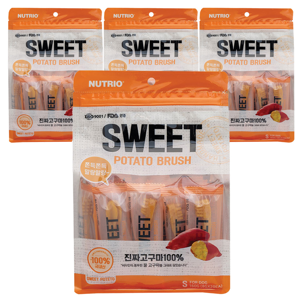 뉴트리오 스위트 포테이토 브러쉬 강아지 간식 20p 32,500원