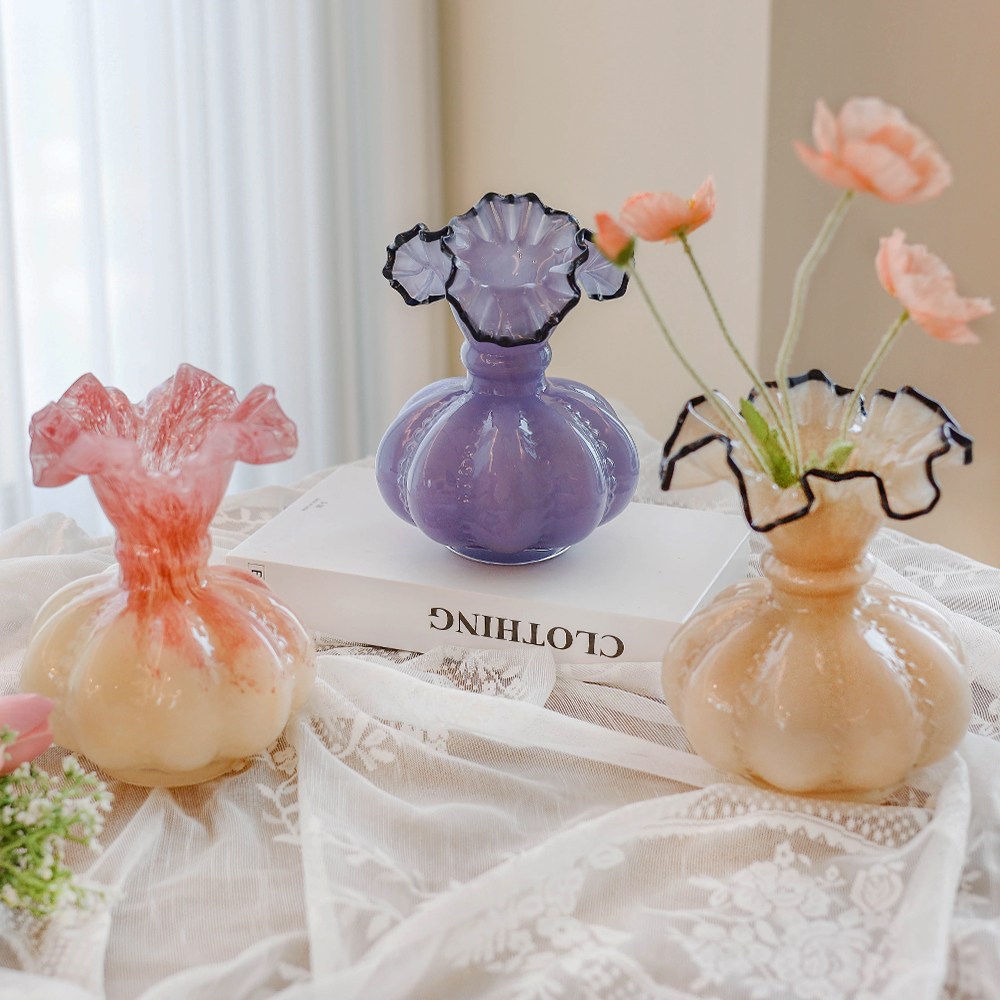 유리화병 인테리어 예쁜 꽃병 오브제 글라스 빈티지 38,400원