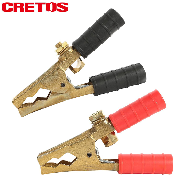 크레토스 어스클램프 신주 어스크램프 접지용 악어집게 점프선 집게 CEC-400A 20,000원