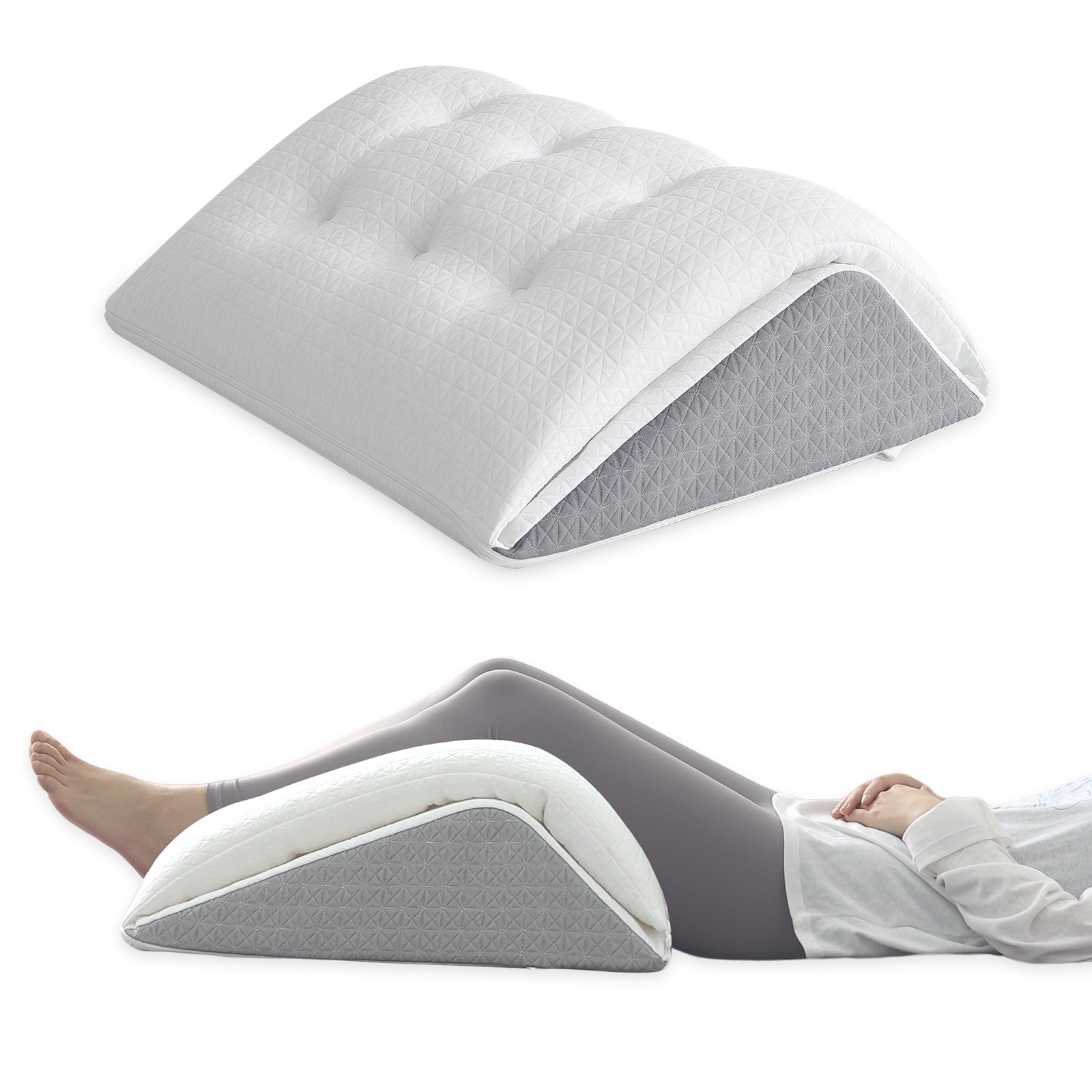 하바르고 고급 다기능 수면 다리 올리기 베개 혈액순환, 1개, 화이트 45,000원