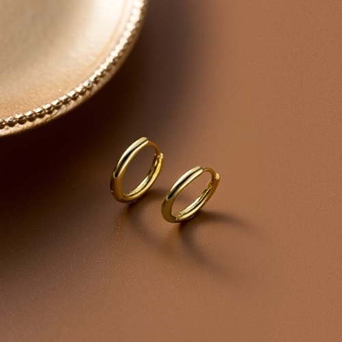 에르모사제이 여성용 기본 베이직 원터치 링 실버925 귀걸이 17mm E083 12,170원