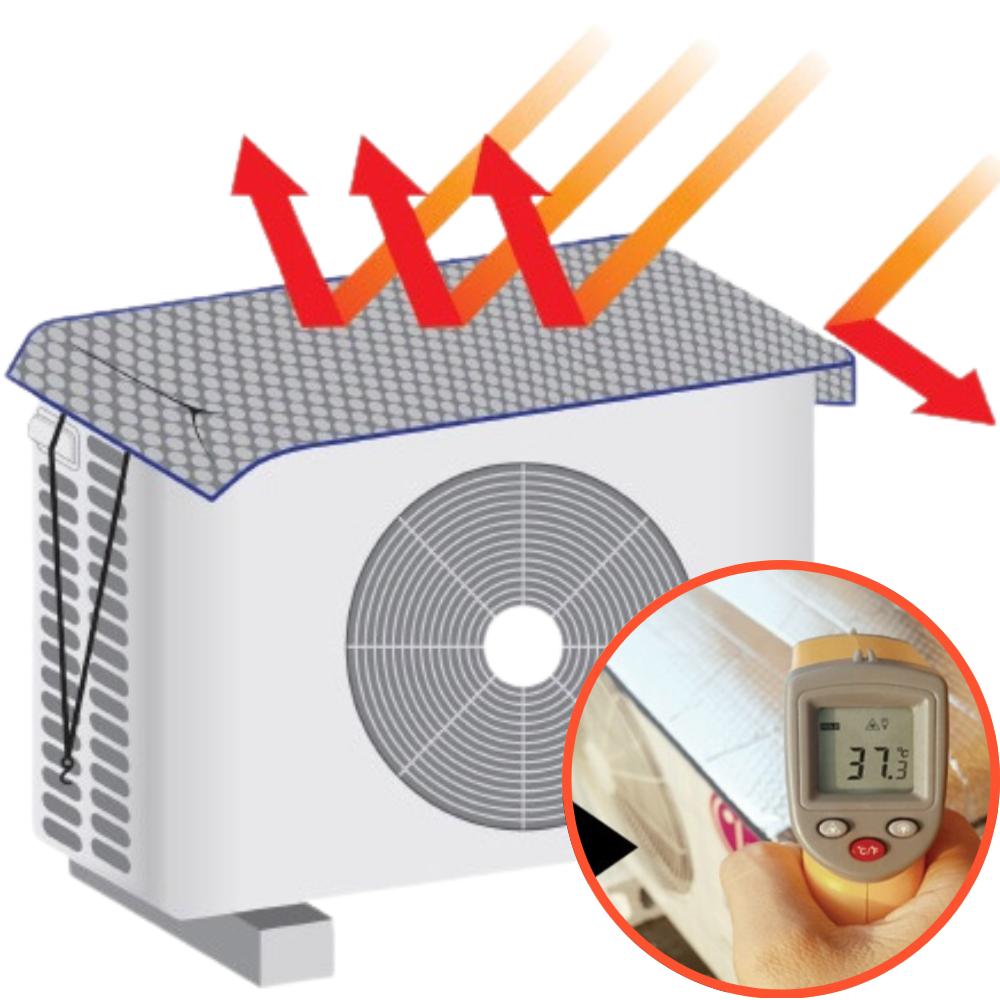 로한스 에어컨실외기 열차단 절전커버 햇빛가리개 실외기 덮개 9,330원
