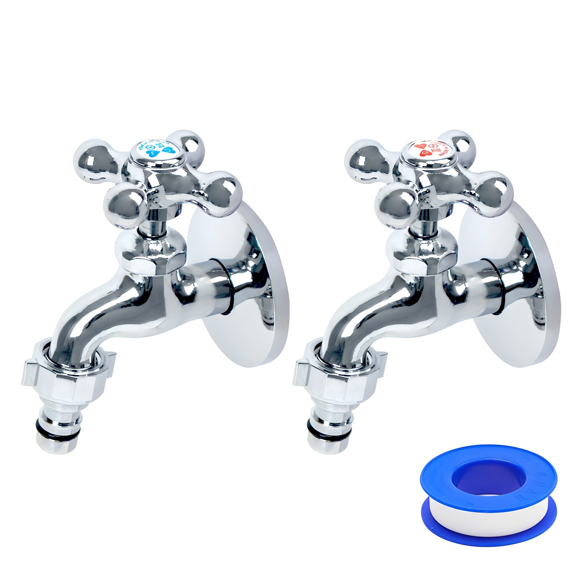 두진바스 분리형 다용도 세탁기 전용 수도꼭지 온냉수 세트 19,500원