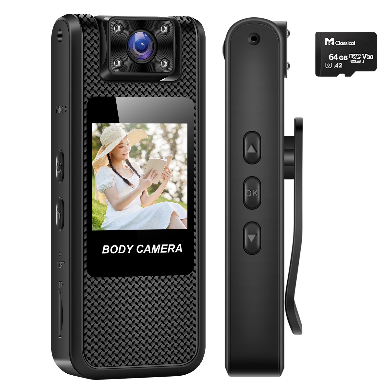 초소형 4K 액션캠 바디캠 션캠 녹음기 자전거블랙박스 오토바이블랙박스 휴대용 액션캠 고화질 180도 회전렌즈 브이로그카메라 휴대용 카메라 50,900원