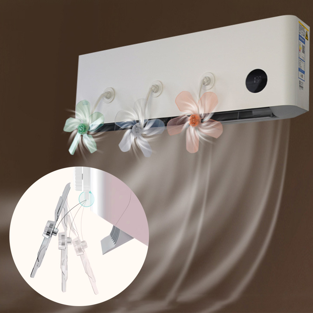 빨판 부착형 에어컨용 공기 순환 팬 무동력 바람개비 ye2*503gg, 1개 12,000원