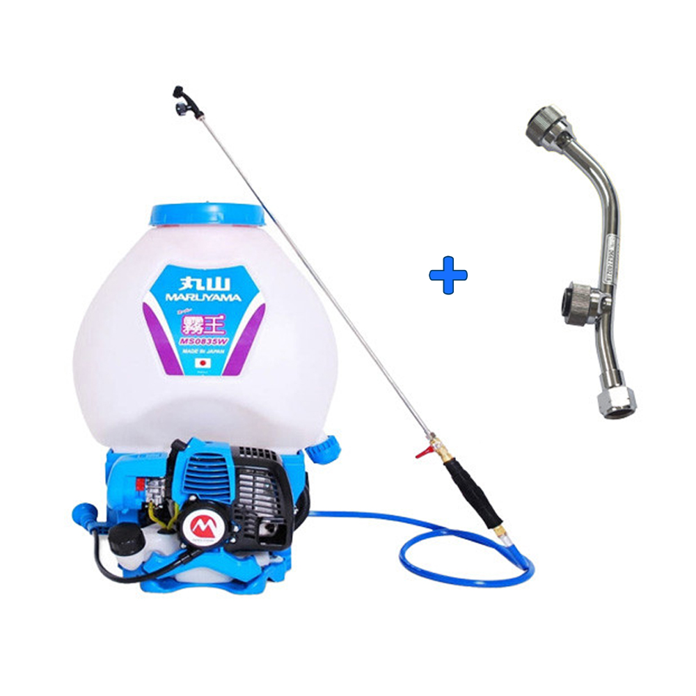 마루야마 MS0835W 최고급형 동력 분무기 등짐 엔진 농약 살포기 내구성 최강 배부식 2행정 야마호 2구 노즐 포함, 1개 694,000원