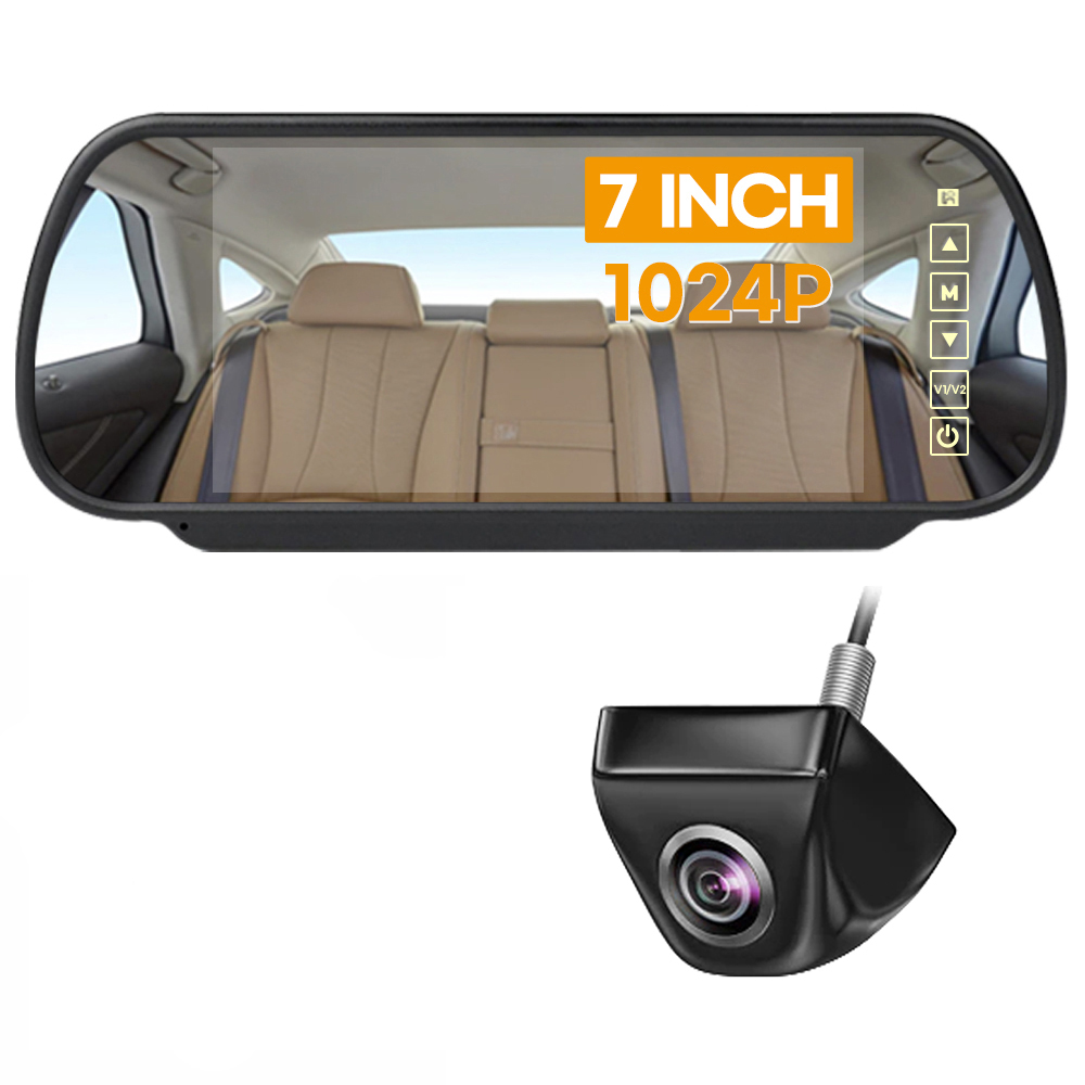 7인치 거울형 룸미러 모니터 후방카메라 풀세트 후진자동반응 58,300원