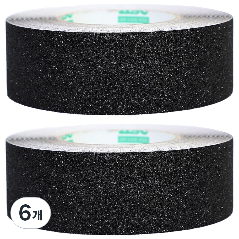 한신케미칼 논슬립 계단미끄럼방지테이프 스티커 검정 50mm x 15M, 6개 55,500원