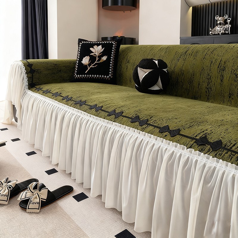 포령트레이드 사계절 다용도 쇼파 커버 고급스럽고 고양이 긁기 방지 천커버, 그린, 1개 52,900원