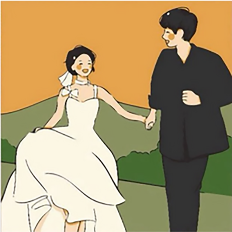 유화그리기세트 diy유화세트 2020 20x20cm 커플그림 고양이그림 미니이젤 증정 10,900원