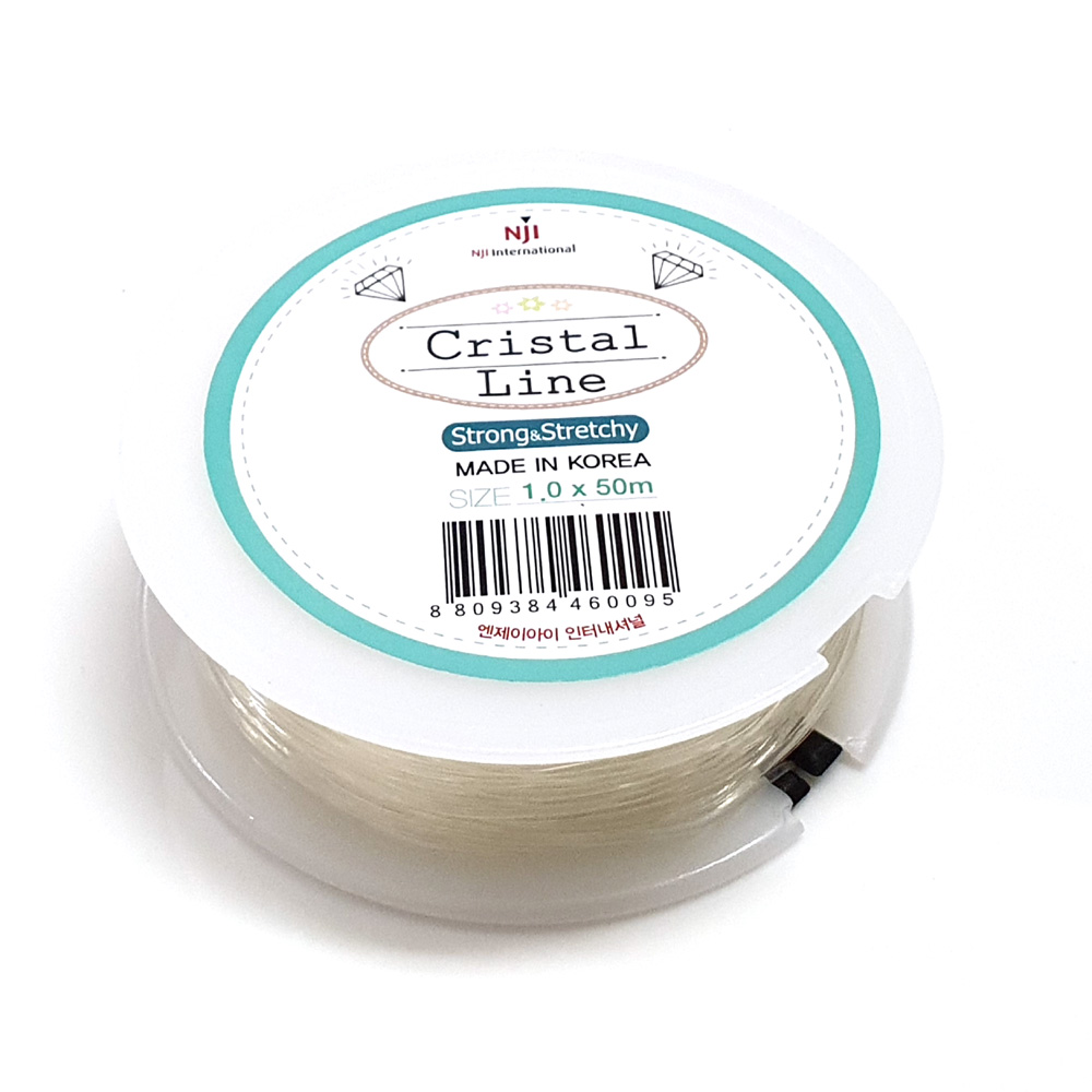 ALL 팔찌고무줄 1mm 투명 우레탄줄 50m 한롤 13,500원