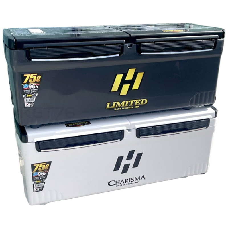 해동 카리스마 아이스박스 75리터 75L 대장쿨러 갈치 쿨러 대용량 낚시 캠핑, 1개, 75L, 75L 그레이 BK 332,000원