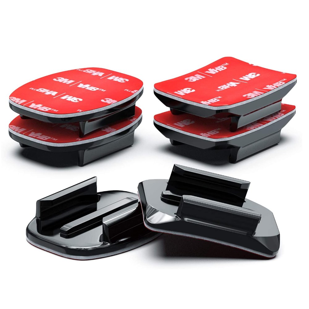 고프로 곡면 평면 부착 마운트, 2.곡선형 마운트, 1개, 현재가 490원