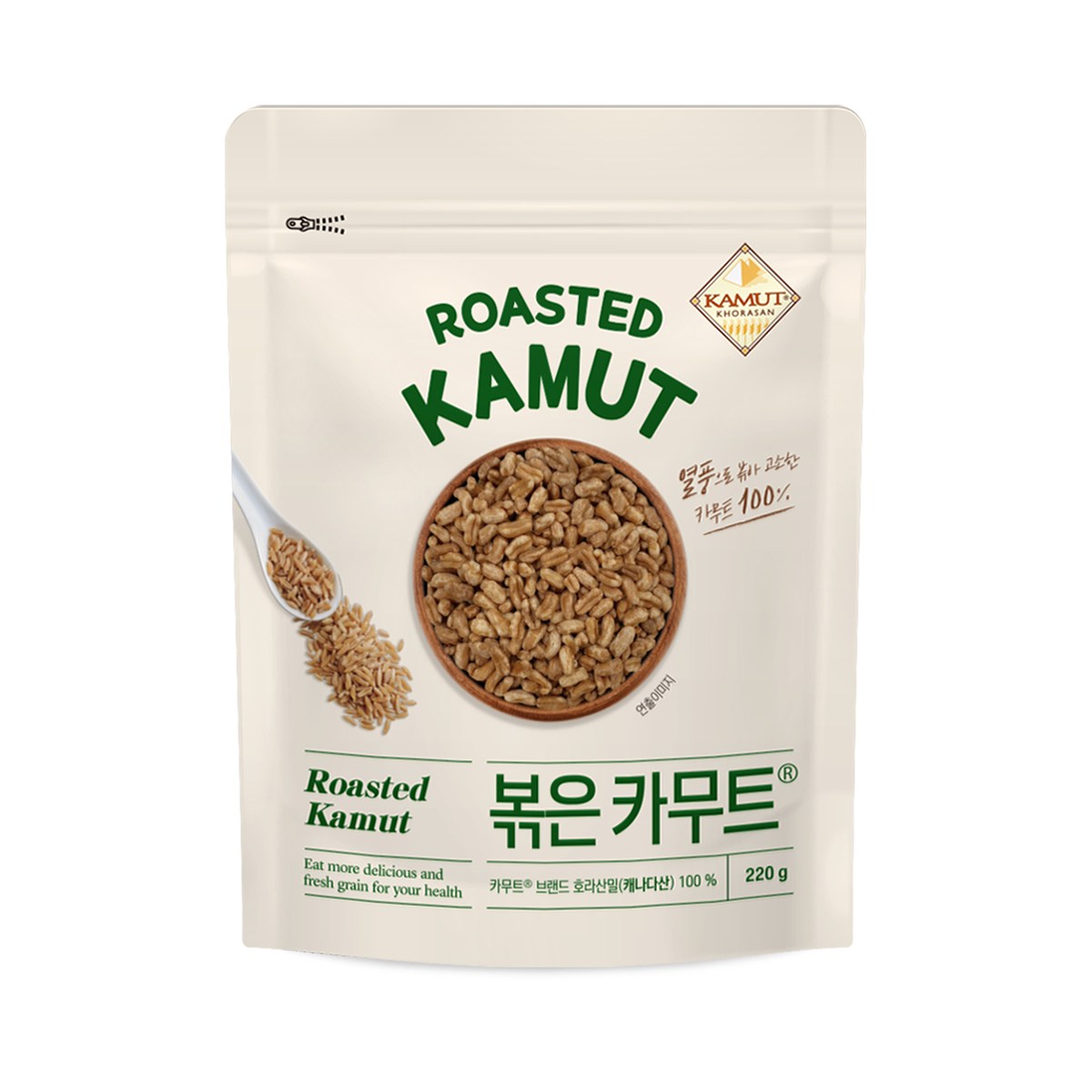 내추럴박스 볶은 카무트 220g, 1개, 1개 8,300원