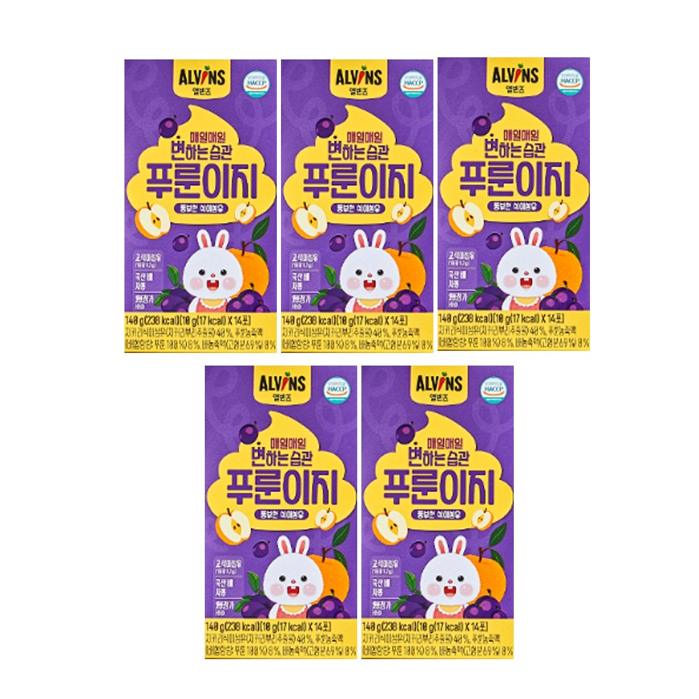 엘빈즈 매일매일 변하는 습관 푸룬이지 14p 55,440원