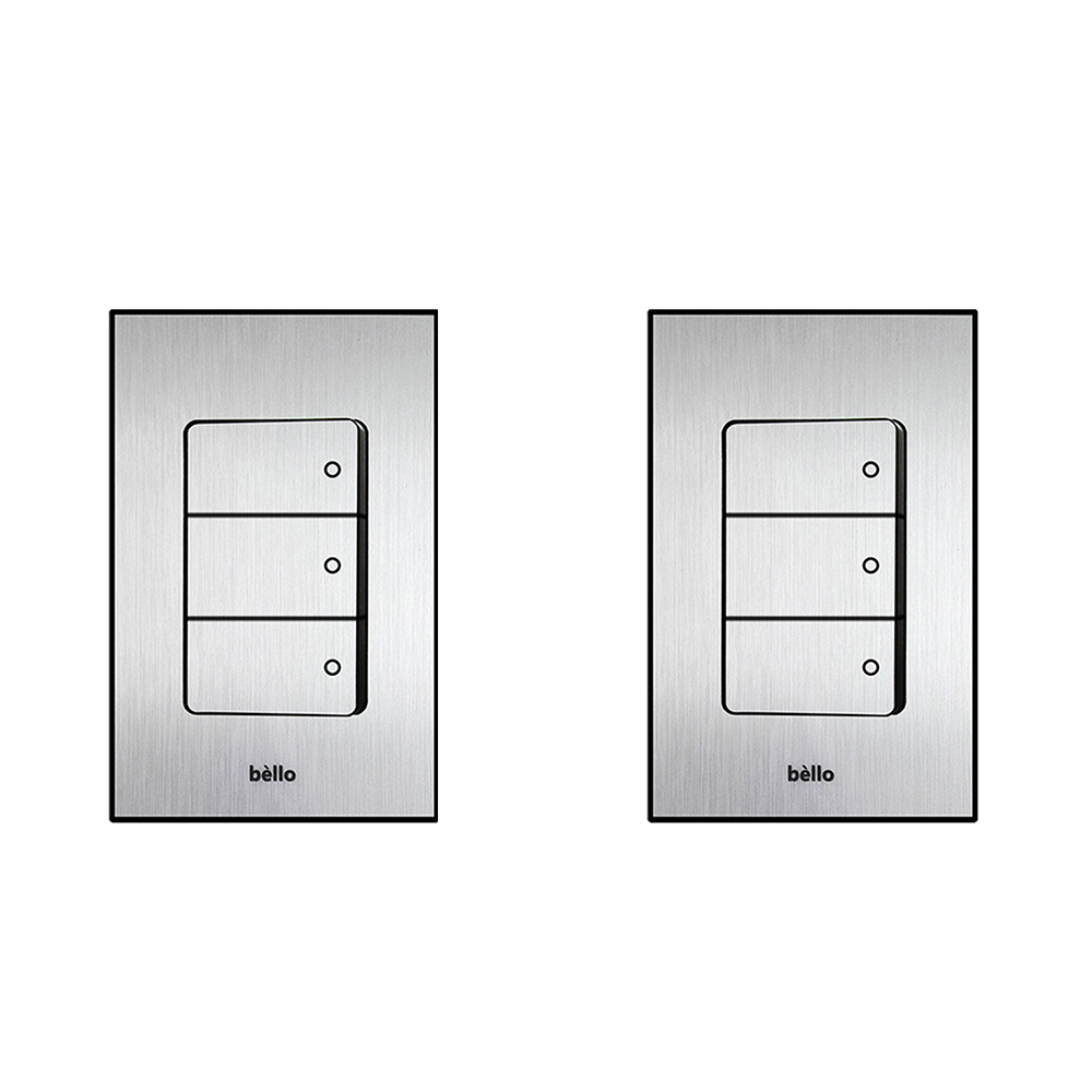 위너스 벨로 실버 헤어라인 벨로 3구 스위치 단로, 2세트 11,900원