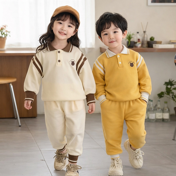 몽실이 심플카라 트레이닝 상하복 아동 어린이 여아 남아 봄 가을 외출복 상하세트 27,900원