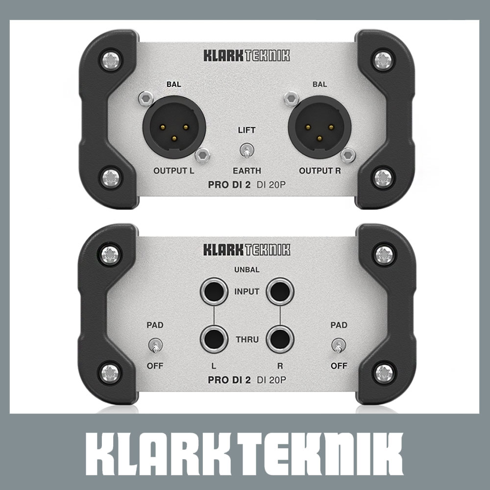 클락테크닉 DI20P 패시브 스테레오 DI 박스 120,000원