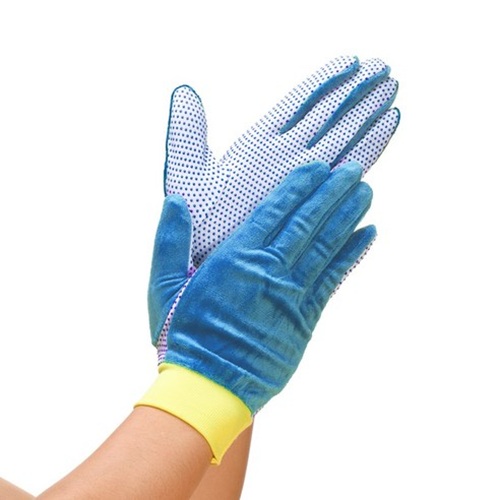 [오런장갑] 후디스 엠보싱 도트장갑, 동계용, 파란색, 20개 32,000원