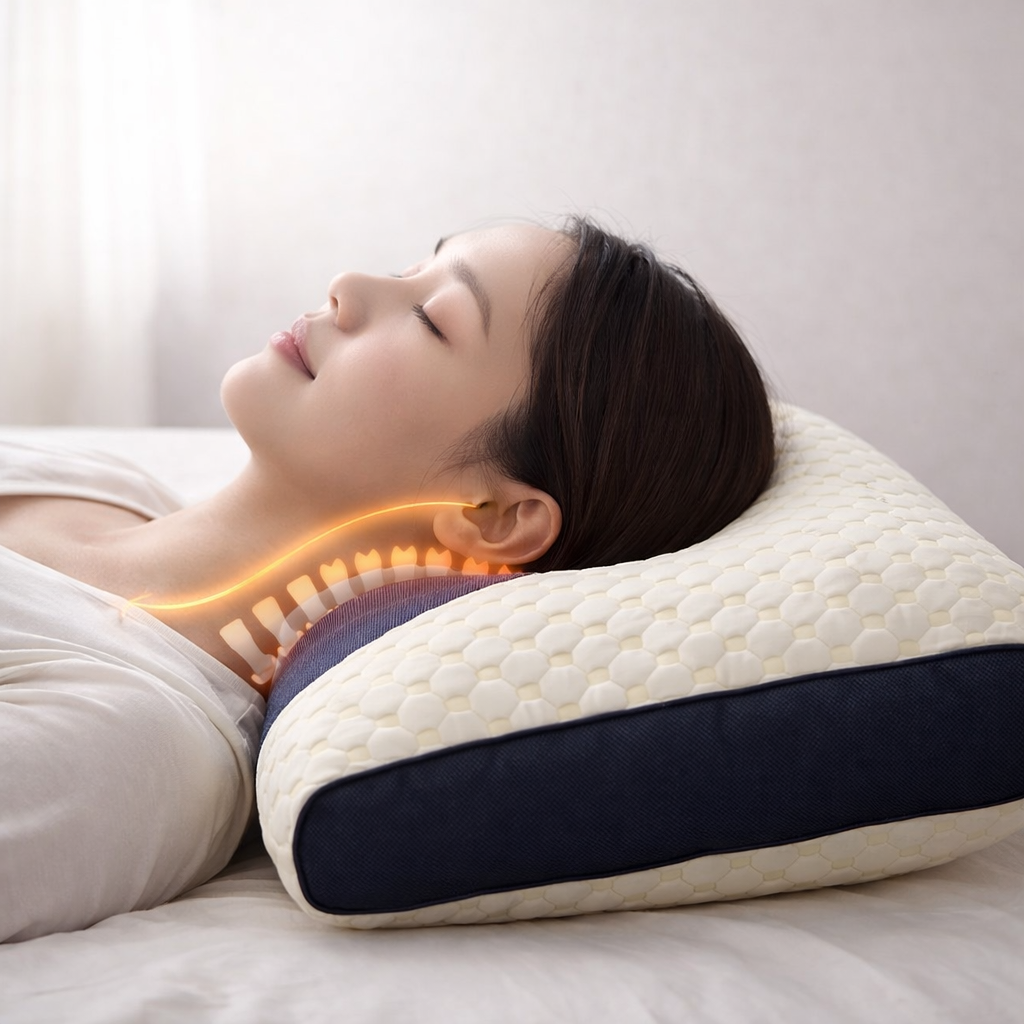 인체공학 목받침 편안한 꿀잠 경추베개 수면베개 16,900원