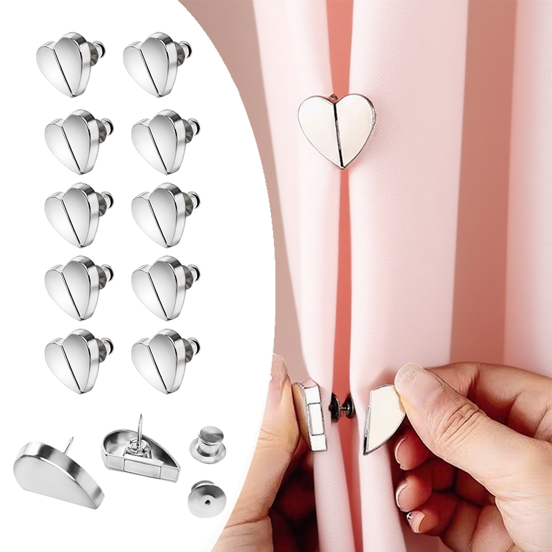 루이 다기능 마그넷 커튼클립 실내외용 내구성 합금소재, 10개, 은색 14,900원